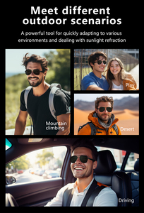 Lunettes de caméra 4K avec Wi-Fi et BT 5.0, lunettes d'enregistrement vidéo intelligentes étanches IP66 pour la conduite en plein air - Product Image 6