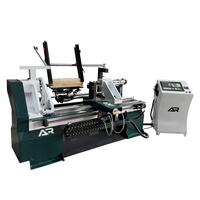 Certificado CE para carpintería AR1020 1530, software automático de AutoCAD, sistema de Control de pantalla LCD, torno de madera CNC de alimentación automática