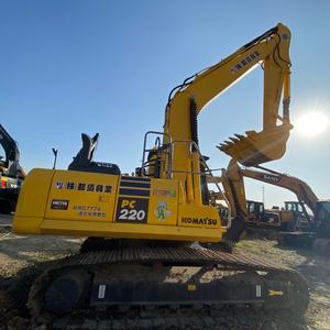 Excavadora Hidráulica de Cadenas Komatsu PC220 de 22 Toneladas, Casi Nueva, de Buena Calidad para Proyectos de Construcción - Product Image 4