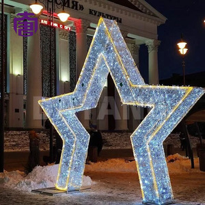 Christmas Star Tunnel <b>Lights</b> Repeated LED Arch Corridor for Park Street Mall and Winter Wonderland - Product Image 6