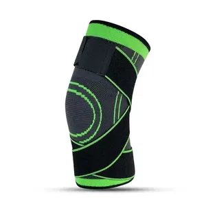 Rodillera Ajustable de Compresión con Cierre de Gancho y Bucle para Protección en Baloncesto, Unisex, Deportiva - Product Image 2