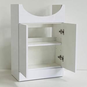 PTB moderne 550 brillant blanc <span class=keywords><strong>deux</strong></span> portes monté au sol <span class=keywords><strong>salle</strong></span> <span class=keywords><strong>de</strong></span> <span class=keywords><strong>bain</strong></span> lavabo armoire vanités meubles - Product Image 4