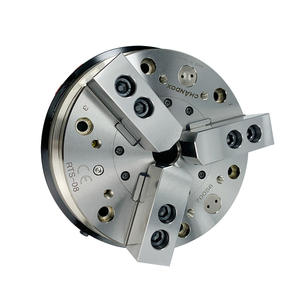 หัวจับแบบลมสามขากรรไกรติดตั้งด้านหน้า ยี่ห้อไต้หวัน Qiandao ใช้งานง่าย สำหรับเครื่องจักรสี่แกนและห้าแกน - Product Image 4