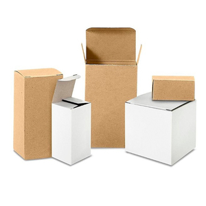 Custom Printing Gift Box Kraft Paper Reverse Tuck End Cardboard Paper Packaging Small Shipping Box