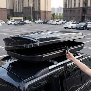 Boîte <span class=keywords><strong>de</strong></span> <span class=keywords><strong>toit</strong></span> <span class=keywords><strong>de</strong></span> voiture universelle facile à installer, verrouillable, pliable, détachable, avec une capacité <span class=keywords><strong>de</strong></span> 300L-700L pour les voyages en voiture, les sports <span class=keywords><strong>de</strong></span> plein air - Product Image 3