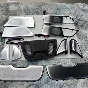 ฝาครอบเครื่องเสียงรถยนต์ BMW ซีรีส์ 7 รุ่น G11 G12 ชุดตกแต่งคอนโซลกลาง ฝาครอบทวีตเตอร์ แบบเสียบใช้งานได้ทันที พร้อมไฟ LED สร้างบรรยากาศ - Product Image 1
