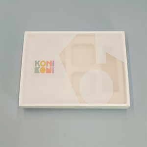 Recyclable Custom Transparent Corrugated Board Frosted Gift Box with Embossing Matt Lamination for Tea Mask Mug Drawer Packaging - Product Image 2