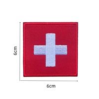 Personnalisation du logo, broderie de la marque, drapeaux suisses, patchs à coudre ou à coller, badges Velcro
