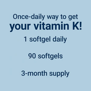 Suplemento de Vitamina K Súper Popular en Venta |   90 Cápsulas Blandas con Dos Formas de K2 (MK-7 + MK-4) y K1 para la Salud Ósea y Cardíaca - Product Image 2