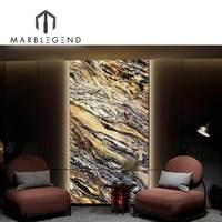 Projecteur LED en pierre photoélectrique pour décoration murale, éclairage personnalisé de luxe, marbre, carreaux