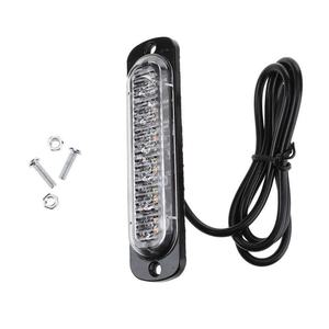 Lámpara de <span class=keywords><strong>alerta</strong></span> Ultra delgada para motocicleta, luz de ráfaga lateral ultrafina, 6LED, 12-24V - Product Image 2