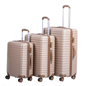 Ensemble de bagages personnalisé OEM 3 pièces, ensemble de valises de voyage en ABS, ensemble de valises de voyage à coque rigide avec roulettes universelles - Product Image 2
