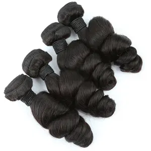 100% no shedding human hair loose wave weaving weft with good quality