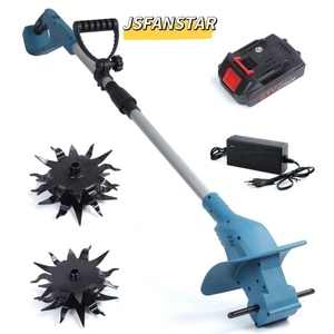Máy làm đất mini <span class=keywords><strong>d</strong></span>ùng pin lithium sạc lại, cày đất, làm cỏ, cày xới đất, máy cắt cỏ không <span class=keywords><strong>d</strong></span>ây - Product Image 3