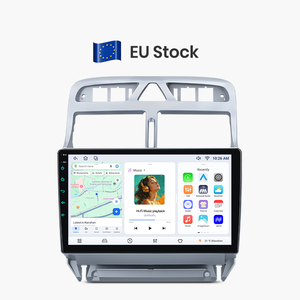 Radio de Coche Junsun con Pantalla Inalámbrica CarPlay y Android Auto, Navegación GPS para Peugeot 307 SW 2002-2013, Estéreo Multimedia 2 DIN - Product Image 1
