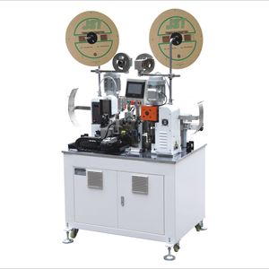 Automatic Both Ends Flat Ribbon <b>Cable</b> Cutting <b>Stripping</b> and Crimping <b>Machine</b> - Product Image 1