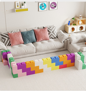 Blocs <span class=keywords><strong>de</strong></span> construction en mousse à grandes particules, multi-spécifications, pour château <span class=keywords><strong>de</strong></span> jeu intérieur, clôture pour <span class=keywords><strong>enfants</strong></span>, jouets en mousse colorés - Product Image 3