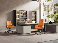 Chaise de bureau exécutive en cuir de qualité supérieure, chaise d'ordinateur inclinable pour bureau à domicile, chaise de direction réglable en hauteur, chaise pivotante