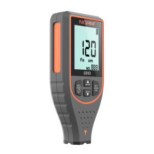 Digitale laagdiktemeter voor auto's Fe/NFe-detectie LCD-scherm met achtergrondverlichting Verfdiktetester voor autoreparatiewerkplaatsen Autokoper - Product Image 1