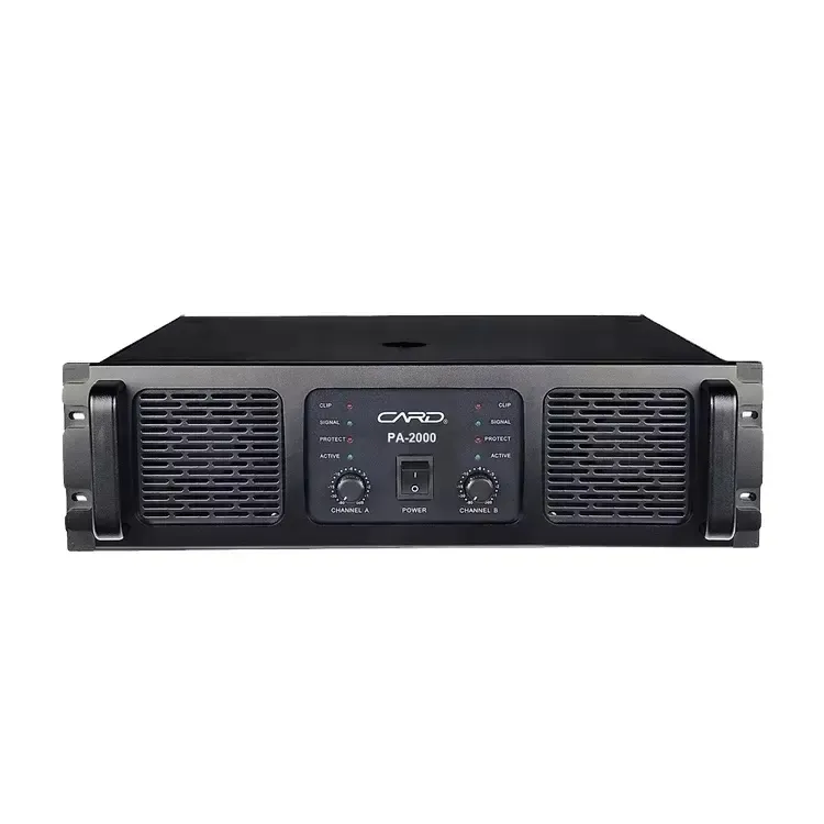 OEM/ODM PA serisi 3U ses ses standart yüksek güç profesyonel güç amplifikatörü
