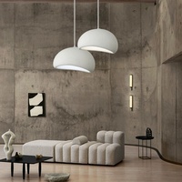 Nordique moderne Wabi Sabi suspension lampe nuage industriel lustre japonais en petite forme ovale