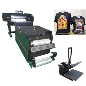Fabriek Directe Verkoop Dtf Printer Voor Warmteoverdracht Film Met Schudden Poeder Machine Dtg Printer Voor Alle Soort Stof kleding
