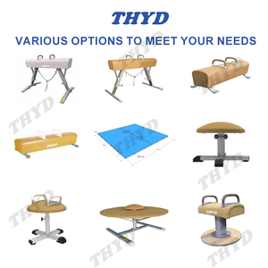 <span class=keywords><strong>Cheval</strong></span> de <span class=keywords><strong>gymnastique</strong></span> avec réglage de hauteur 95-125 cm pour l'entraînement - Product Image 6