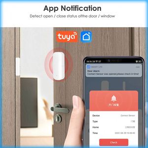 Tuya Factory Wifi Intelligent Window Door Detector Smart <strong>Home</strong> <strong>Security</strong> Contact Sensors Alexa Google Integration <strong>Home</strong> <strong>Automation</strong> - Product Image 2