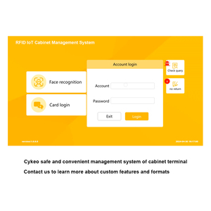Quản lý quan trọng đọc thông minh lưu trữ bán hàng tự động machinetoolls công cụ Mạng giặt thông minh UHF RFID tủ với ổ khóa - Product Image 2