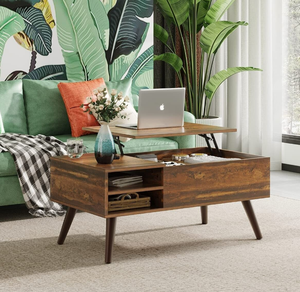 Modern Design Customize Color <strong>Adjustable</strong> <strong>Height</strong> Lift up Top Wood Wooden Sofa Center Tea Coffee <strong>Table</strong> for Living Room Furniture - Product Image 2