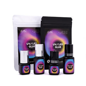 Pegamento para <span class=keywords><strong>Pestañas</strong></span> <span class=keywords><strong>Funmix</strong></span> Nuevo <span class=keywords><strong>de</strong></span> 3ml/5ml, Secado Rápido con Luz UV LED, Iluminador, Curado Rápido <span class=keywords><strong>de</strong></span> 0.5S, Pegamento Profesional para <span class=keywords><strong>Pestañas</strong></span> - Product Image 1