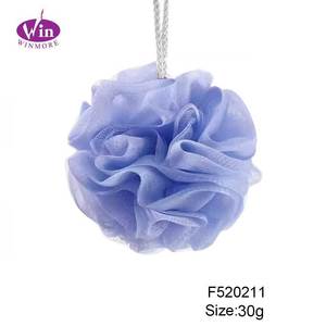 Éponge de bain colorée personnalisée WINMORE F520211, vente chaude, prix d'usine, boules de <span class=keywords><strong>douche</strong></span>, applicateur corporel de type boule pour - Product Image 3