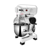 Mixer Makanan Komersial Astar 20L, Pengaduk Adonan Tugas Berat, Blender Adonan Kue, Mangkuk Stainless Steel, Peralatan Bakery