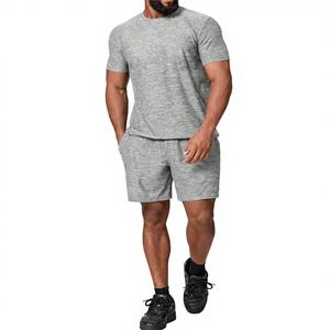 Conjunto de Pantalones Cortos Deportivos de Verano para Hombre, Tejidos, Sólidos, de Secado Rápido, para Correr y Hacer Ejercicio - Product Image 1