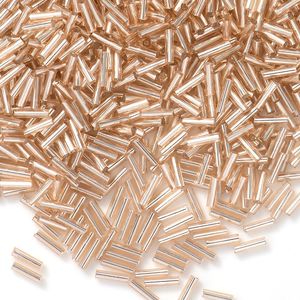 FGB Crystal Wholesale 2x6mm Silver Lined Tube <strong>Beads</strong> DIY Handmade Jewelry Bracelet Necklace <strong>Beads</strong> Accessories <strong>Bugle</strong> Glass <strong>Beads</strong> - Product Image 5