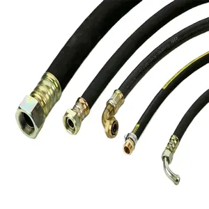 High Pressure Braided Rubber Hoses Assembly Hydraulic Hose