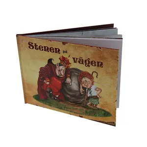 Popular personalizado capa dura crianças serviço de impressão do livro de história inglês curto
