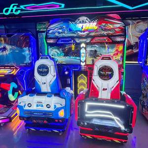 Máquina de Videojuegos de Carreras de Autos con Simulador de Conducción Operado con Monedas, Pantalla LCD de 43 Pulgadas, <span class=keywords><strong>Videojuego</strong></span> de Arcade - Product Image 3