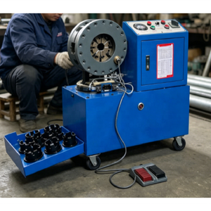 Machine à sertir les flexibles robuste 51 mm, <span class=keywords><strong>presse</strong></span> automatique pour flexibles d'huile 2 pouces, traitement industriel du caoutchouc - Product Image 5