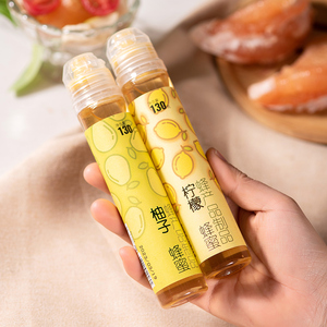 Portable 130g Miel de citron multifloral dans une bouteille à presser naturelle Pure Source Factory Wholesale Sachet Packaging - Product Image 4
