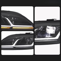 Conjunto de Faros Delanteros LED YX de 12 V y 6000 K para Audi TT MK2 2008-2014, Carcasa Robusta de ABS, Enchufar y Usar, Lámparas Delanteras para Automóvil