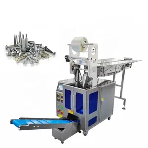 Semi Automatic Counting Hardware Tool Bolt Hex Chicken Drumstick Dumpling Cabdy Nut Screw Bagging Screw Vertical Packing Machine