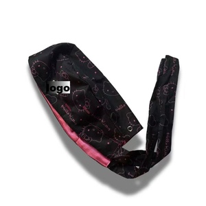 Nuevo Gorro Quirúrgico Estampado con Diseño de Gatita, Forro de Satén, Transpirable, Absorbente de Sudor, con Detección de Agujas, Unisex - Product Image 1