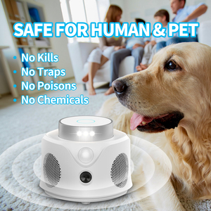 2025 potente repelente ultrasónico de plagas para interiores multifunción repelente de animales Control de ratón hogar garaje cucaracha repelente de roedores - Product Image 5