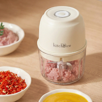 250ML/350ML Keuken Gadgets Slimme Voedsel/Vlees/Knoflook/Uien Snijder Elektrische USB Groentesnijder