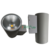 Appliques murales LED en aluminium avec éclairage vers le haut ou vers le bas, AC120V-230V, RGBW, étanches, haute luminosité, pour utilisation en stade, YY-BDR001-G