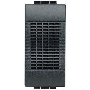 Buzzer Bticino 230V Living Line Colore Antracite Modello in Plastica L4356/230 - Product Image 1