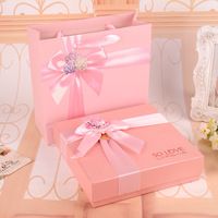 Leere Blaue Valentinstag-Geschenkbox mit Individuellem Logo Luxuriöse Verpackungstasche Recycelbare Weihnachts-Süßigkeiten-Schokoladen-Verpackung Papierbox