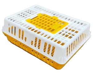 <span class=keywords><strong>Cage</strong></span> de <span class=keywords><strong>transport</strong></span> de poulet en plastique de 75*55*27cm pour oiseaux adultes - Product Image 1