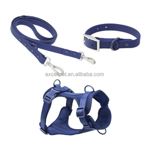 Colorful Waterproof Strong <strong>Cat</strong> Dog Pet PVC Collar Leash <strong>Harness</strong> - Product Image 4